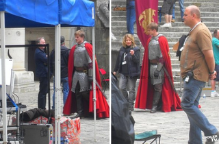 Illustration for article titled Merlin Series 5 Set Photos